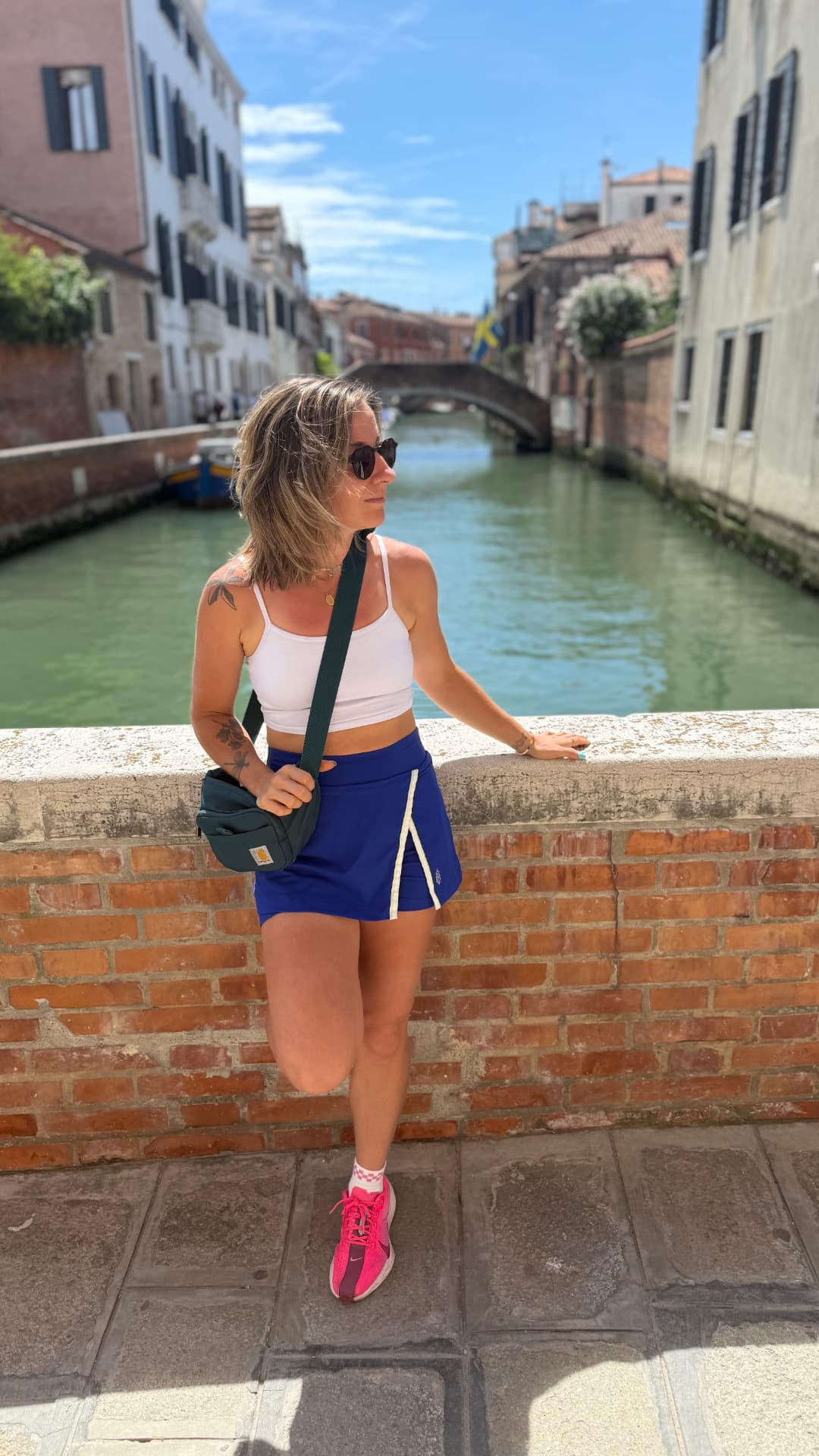 Ami by the bridge, 66 lbs down